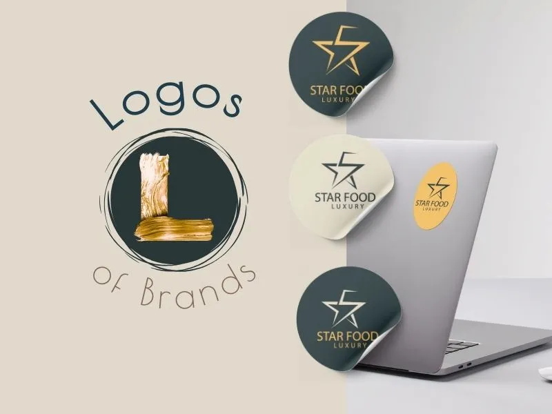 Коллекция логотипов: Adriano, Star Food, Laser Craft Wood, UB Market